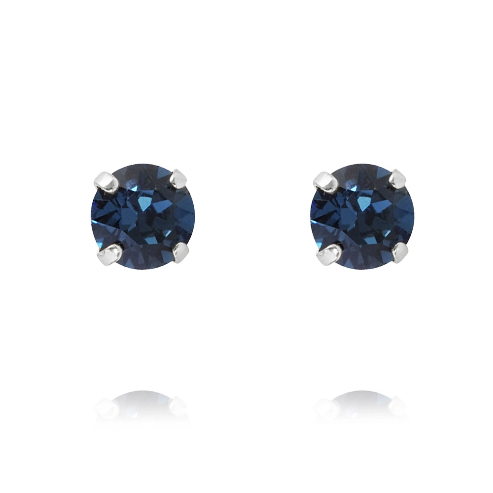 Caroline Svedbom - Classic Stud Earrings Rhodium Montana