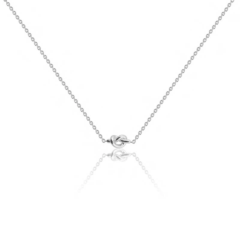SOPHIE by SOPHIE - Knot Necklace Silver