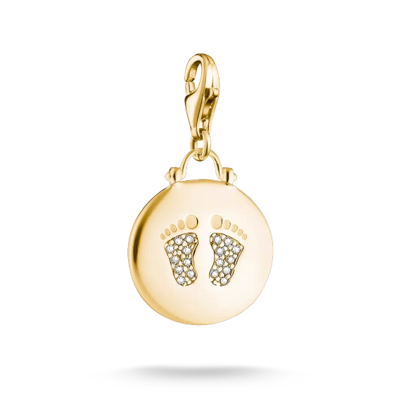 Baby Footprint Charm Gold - Thomas Sabo - Suuri valikoima & ilmainen lahjapaketointi - Nordic Spectra