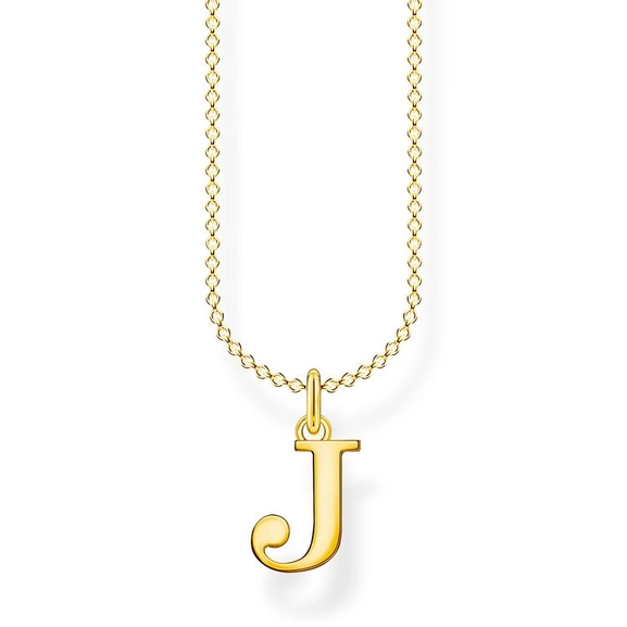 Kette Buchstabe Gold - J von Thomas Sabo, Schneller Versand - Nordicspectra.de