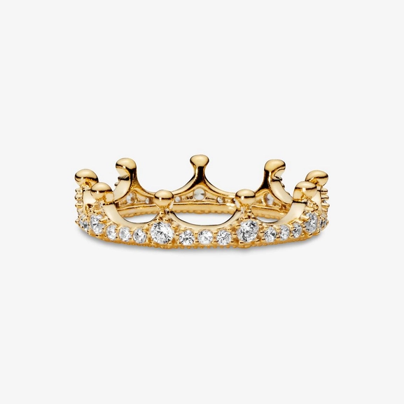Clear Sparkling Crown Sormus - PANDORA - Suuri valikoima & ilmainen lahjapaketointi - Nordicspectra.fi
