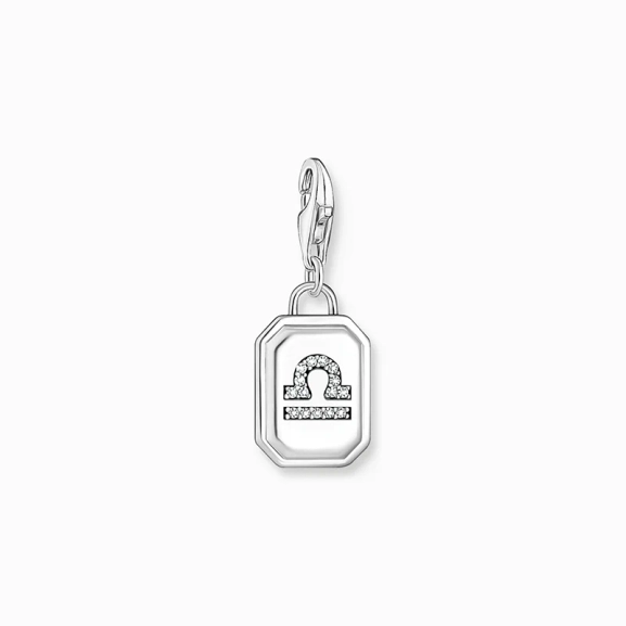 Charm-Anhänger Sternzeichen Waage mit Steinen Silber - Thomas Sabo - Nordic Spectra