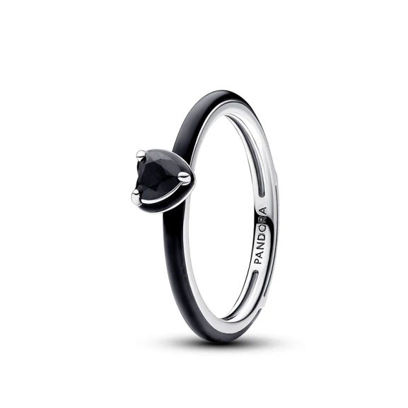 Pandora ME Schwarzes Chakra Herz Ring - PANDORA - Nordic Spectra