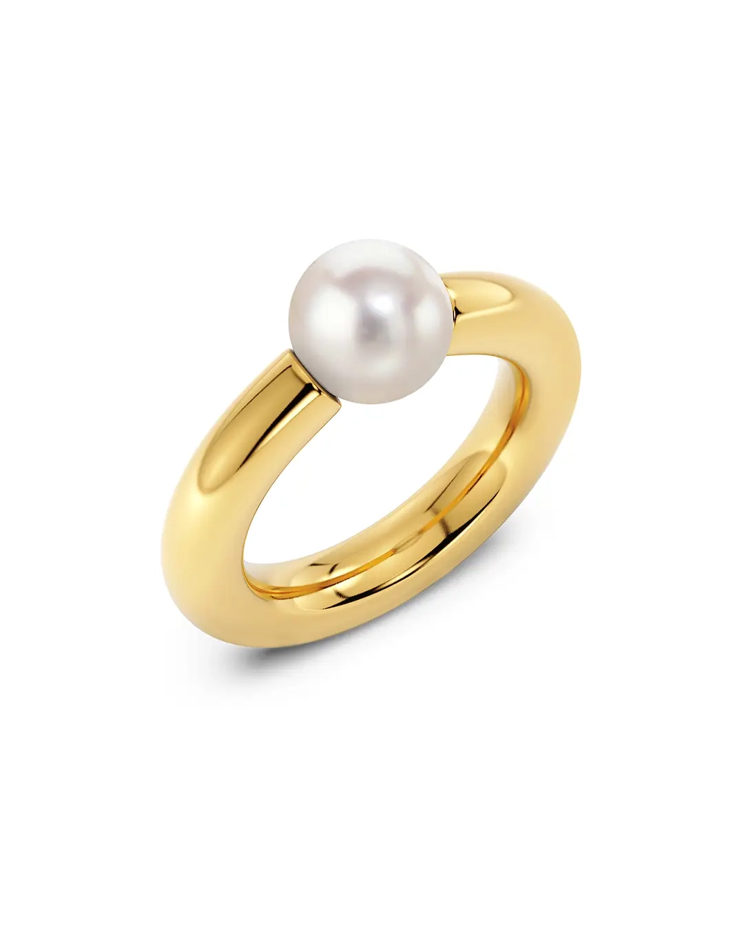 Modernist Pearl Ring Gold - Edblad - Snabba leveranser - Gratis paketinslagning