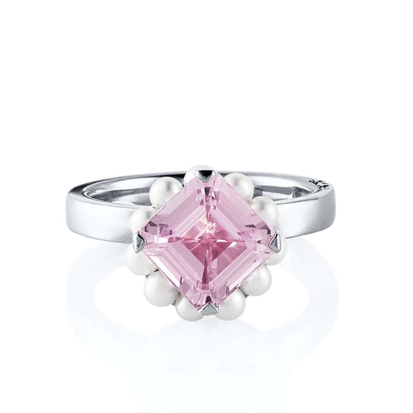 Dancing Pearl Ring White Gold - Efva Attling - Suuri valikoima & ilmainen lahjapaketointi - Nordicspectra.fi