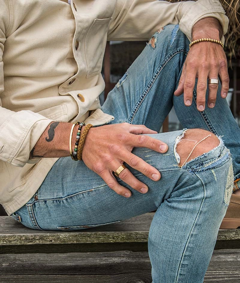 TIM Armring Guld - AROCK - Snabb frakt & paketinslagning - Nordicspectra.se