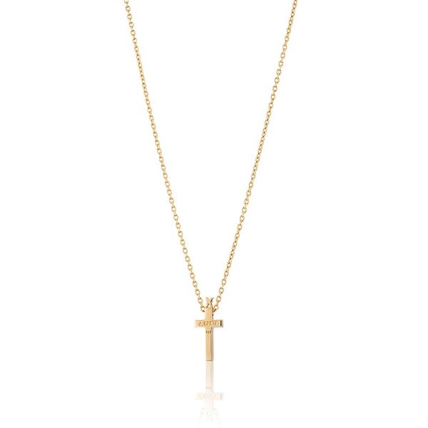 Cross Faith Halsband Guld - Carolina Gynning Halsband - Snabb frakt & paketinslagning - Nordicspectra.se