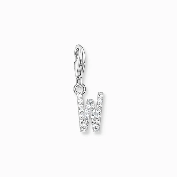 Kirjain W Kivillä Hela - Thomas Sabo - Suuri valikoima & ilmainen lahjapaketointi - Nordic Spectra