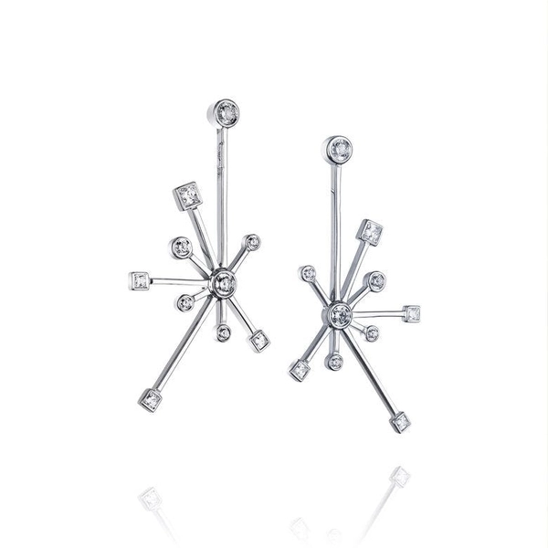 Kaboom & Stars Ear White Gold - Efva Attling örhängen - Snabb frakt & paketinslagning - Nordicspectra.se