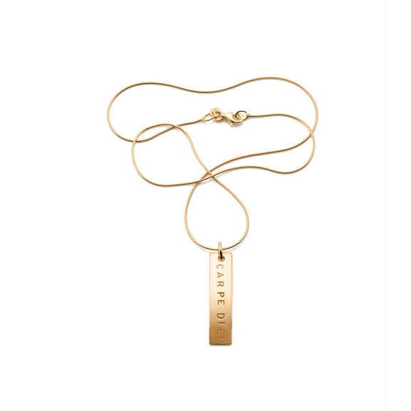 Carpe Diem Pendant Gold - Efva Attling halsband - Snabb frakt & paketinslagning - Nordicspectra.se