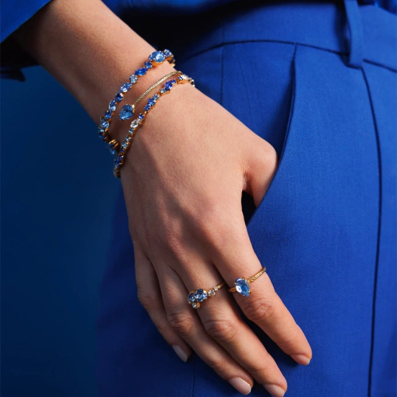 Antonia Bracelet Gold Blue Combo - Maria Black - Snabb frakt & paketinslagning - Nordic Spectra
