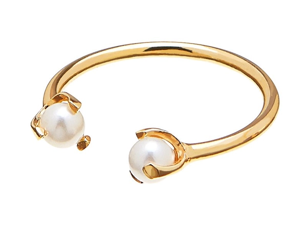 Pearl Small Ring Gold -CU Jewellery - Snabb frakt & paketinslagning - Nordicspectra.se