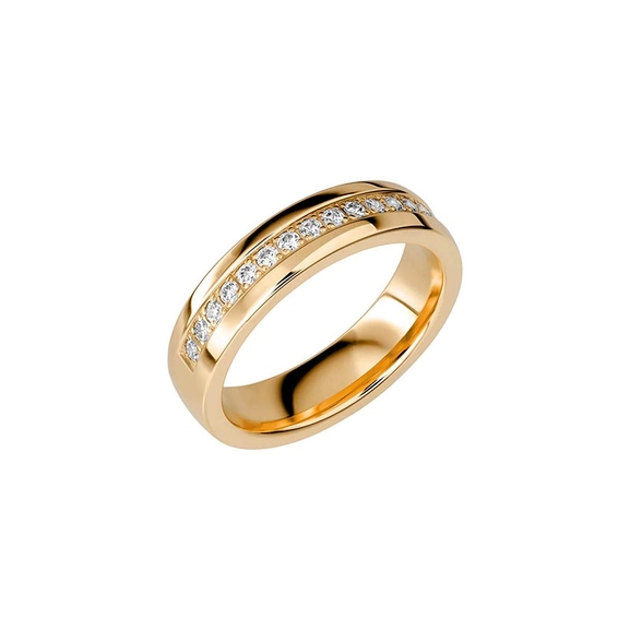 SR2034 Gold - Wedding & engagement rings - Schalins - Scandinavian design - Nordic Spectra