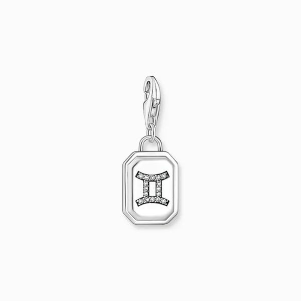 Charm-Anhänger Sternzeichen Zwilling mit Steinen Silber - Thomas Sabo - Nordic Spectra