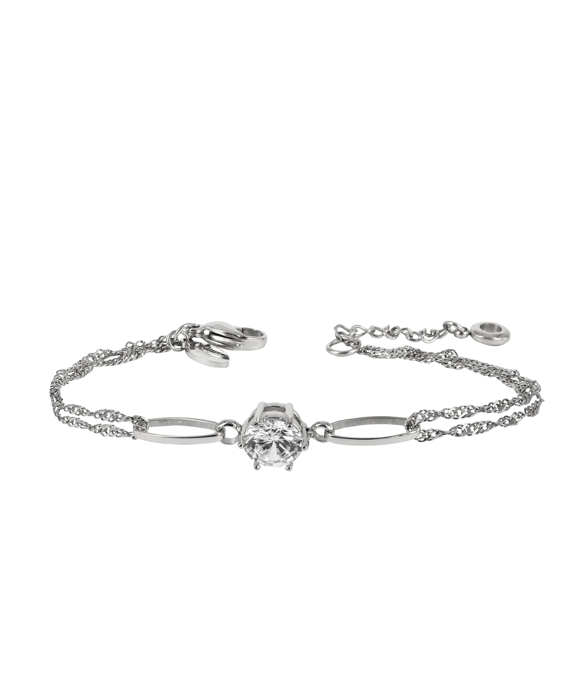 NOVA Crystal Armband Stål - Astrid & Agnes - Snabb frakt & paketinslagning - Nordicspectra.se