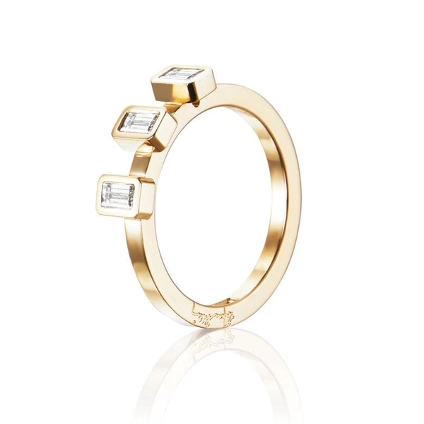 Baguette Wedding Ring 0.30 ct Gold - Efva Attling ringar - Snabb frakt & paketinslagning - Nordicspectra.se