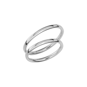 SR1015-2 White Gold - Wedding & engagement rings - Schalins - Scandinavian design - Nordic Spectra