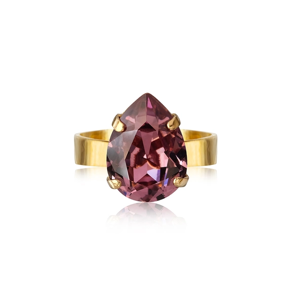 Mini Drop Ring Gold Iris - Caroline Svedbom - Nopea toimitus ja lahjapakkaus - Nordic Spectra