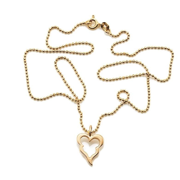 Little Crazy Heart Pendant Gold - Efva Attling halsband - Snabb frakt & paketinslagning - Nordicspectra.se