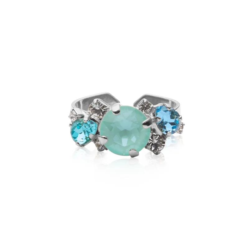 Caroline Svedbom - Jannie Ring Rhodium Laguna Combo