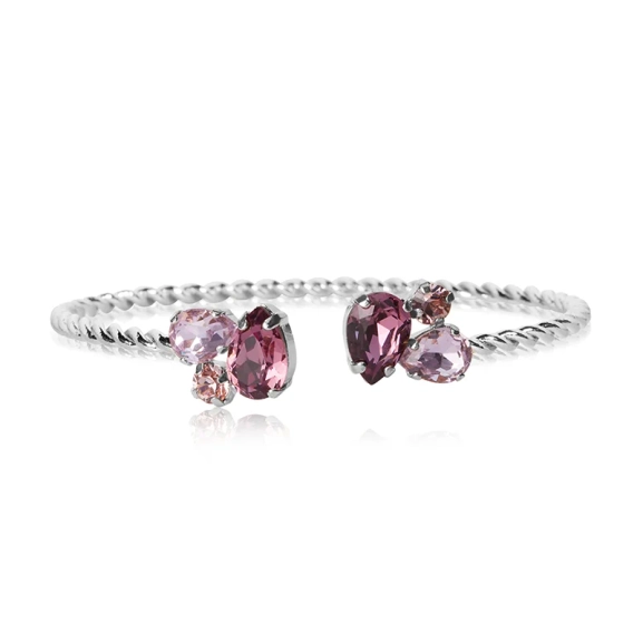 Alisia Bracelet Rhodium Violet Combo - Caroline Svedbom - Nopea toimitus ja lahjapakkaus - Nordic Spectra