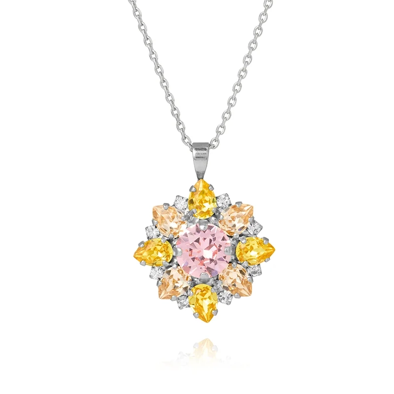 Caroline Svedbom - Mirala Necklace Rhodium Lumiere Combo