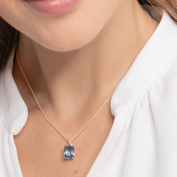 Halsband Blå Sten - Thomas Sabo berlock - Snabb frakt & paketinslagning - Nordicspectra.se
