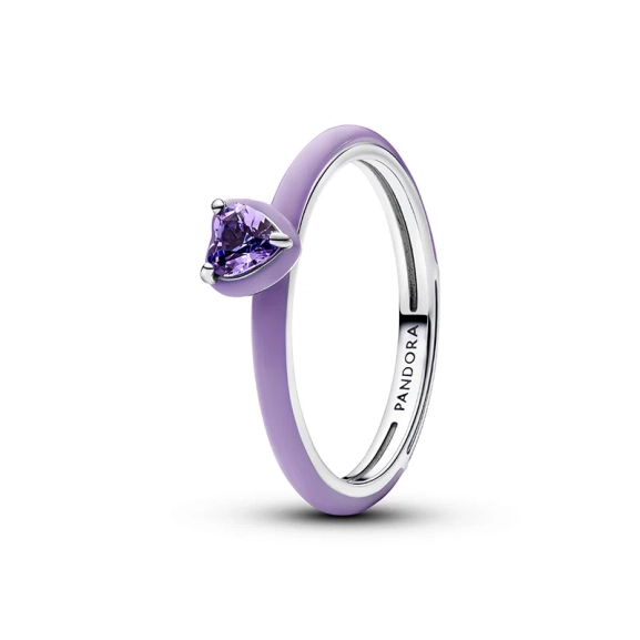 Ring Mit Lila Stein