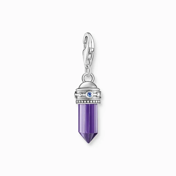 Hexagon Med Imiterad Ametist Berlock - Thomas Sabo - Snabb leverans & paketinslagning - Nordic Spectra
