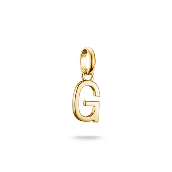 CC Connect Bokstav G i 18K guldpläterat silver