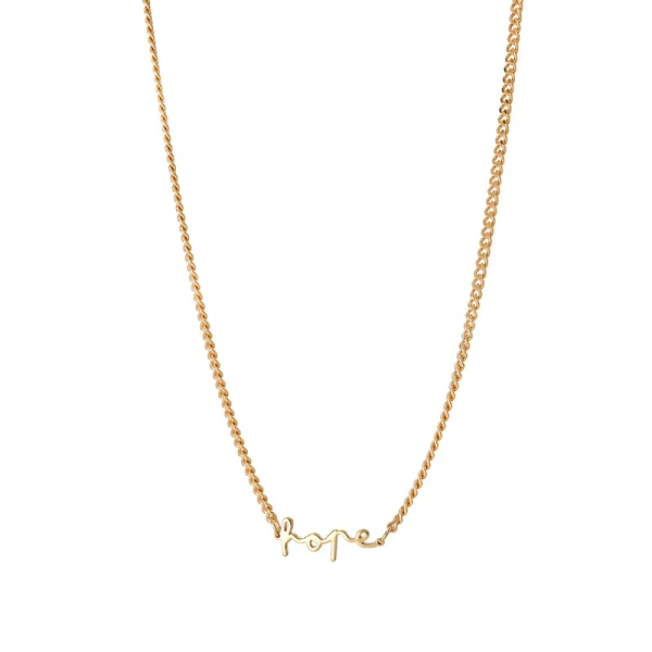 Hope Curb Necklace Gold von Emma Israelsson