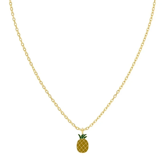 Laguna Necklace Pineapple Kids Gold - Edblad - Snabb frakt & paketinslagning - Nordic Spectra