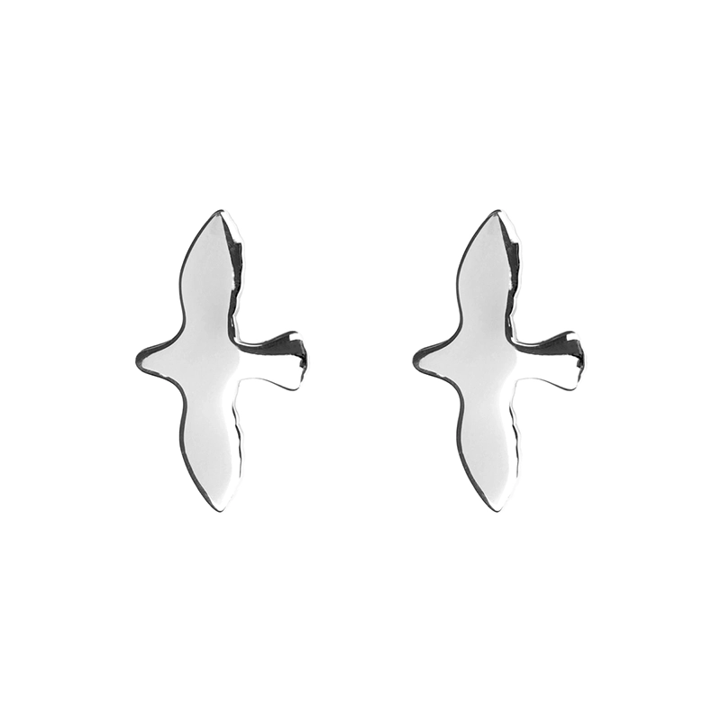 Emma Israelsson - Dove Earrings L Silver
