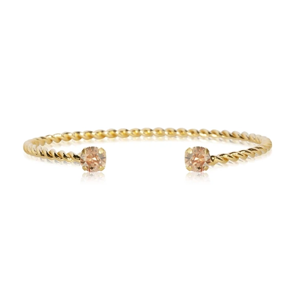 Mini Twisted Bracelet Gold Golden Shadow - Caroline Svedbom - Snabb frakt & paketinslagning - Nordic Spectra