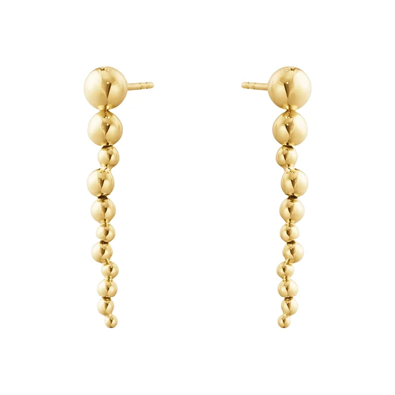 Georg Jensen - Moonlight Grapes Hängande Stiftörhängen Guld