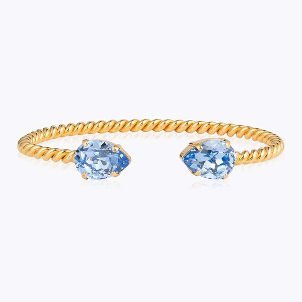 Mini Drop Bracelet Gold Light Sapphire - Caroline Svedbom - Snabb leverans - Nordic Spectra