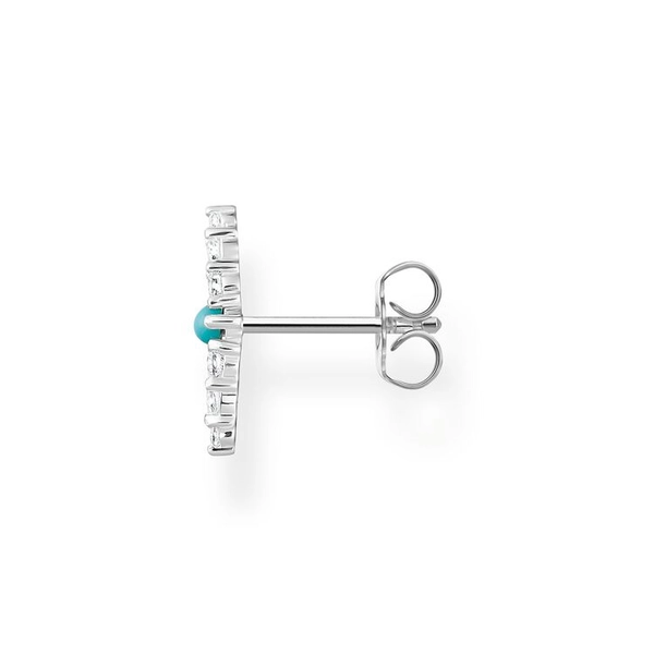 Einzel Ohrstecker Türkiser Stein von Thomas Sabo, Schneller Versand - Nordicspectra.de