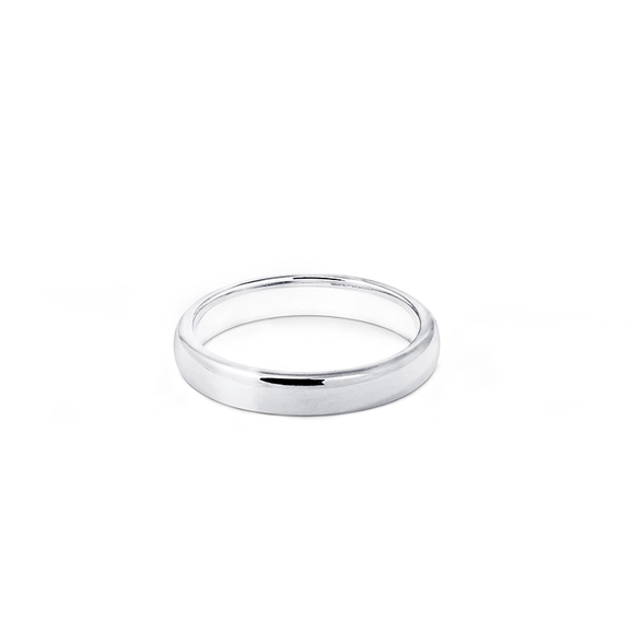 1946 Ring Välvd 4 mm Vitguld - Nordic Spectra - Förstärker livets stora händelser - Nordic Spectra