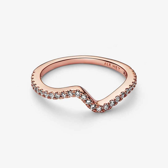 Sparkling Wave Ring - PANDORA - Suuri valikoima & ilmainen lahjapaketointi - Nordicspectra.fi