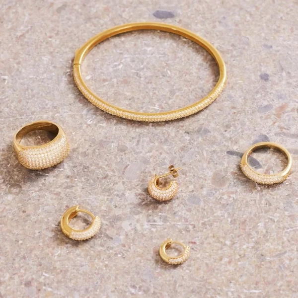 Luxe Hoops Mini Gold - Edblad - Snabba leveranser - Gratis paketinslagning