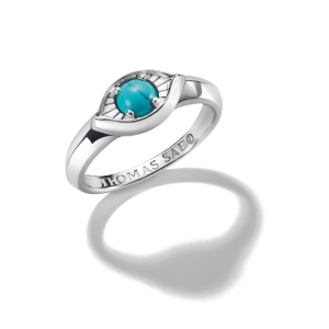 Small Turquoise Eye Elyndra Ring - Thomas Sabo - Suuri valikoima & ilmainen lahjapaketointi - Nordic Spectra