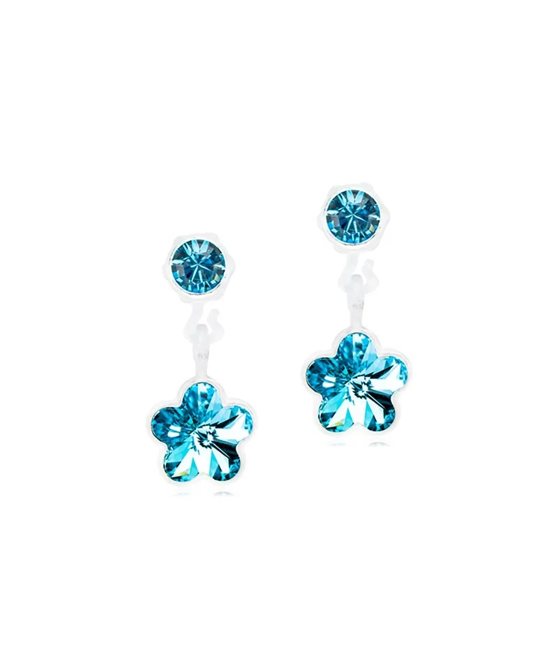 Blomdahl - MP Pendant Flower 4/6 mm Aquamarine