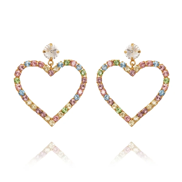 Heart Statement Earrings Pastel Combo - Caroline Svedbom - Nopea toimitus ja lahjapakkaus - Nordic Spectra