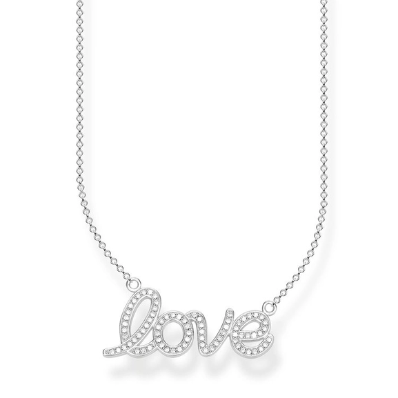Halsband Glittrande Love - Thomas Sabo halsband - Snabb frakt & paketinslagning - Nordicspectra.se