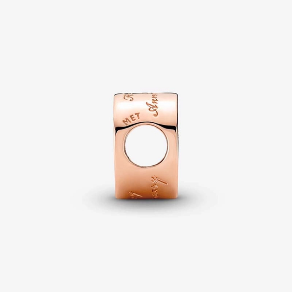 Pavé & Herz Jahrestag Charm von PANDORA, Schneller Versand - Nordicspectra.de