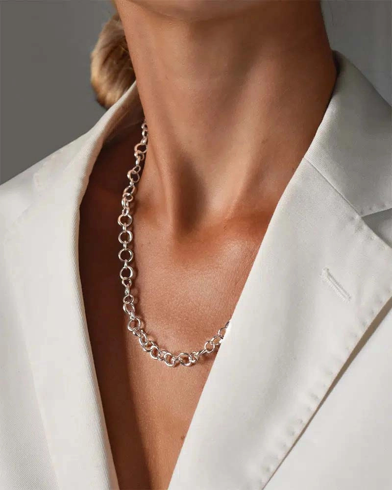 Les Amis Drop Chain Necklace - Drakenberg Sjölin Halsband - Snabb frakt & paketinslagning - Nordicspectra.se