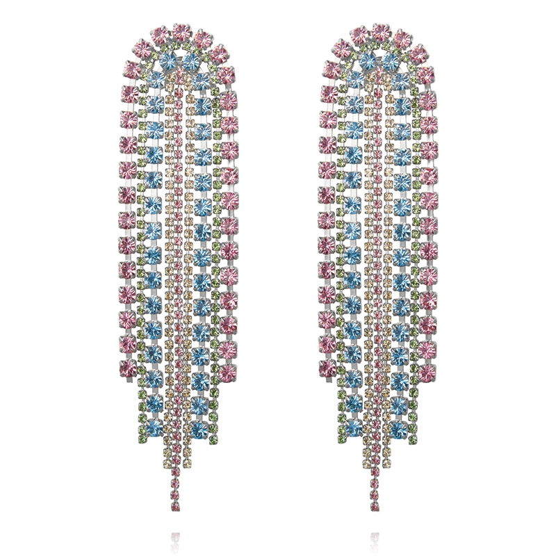 Caroline Svedbom - Una Earrings Rhodium Dreamscape Combo