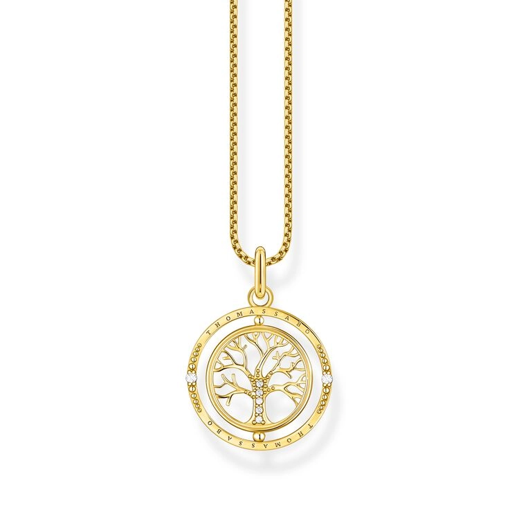 Thomas Sabo - Halsband Snurrande Tree Of Love Guld