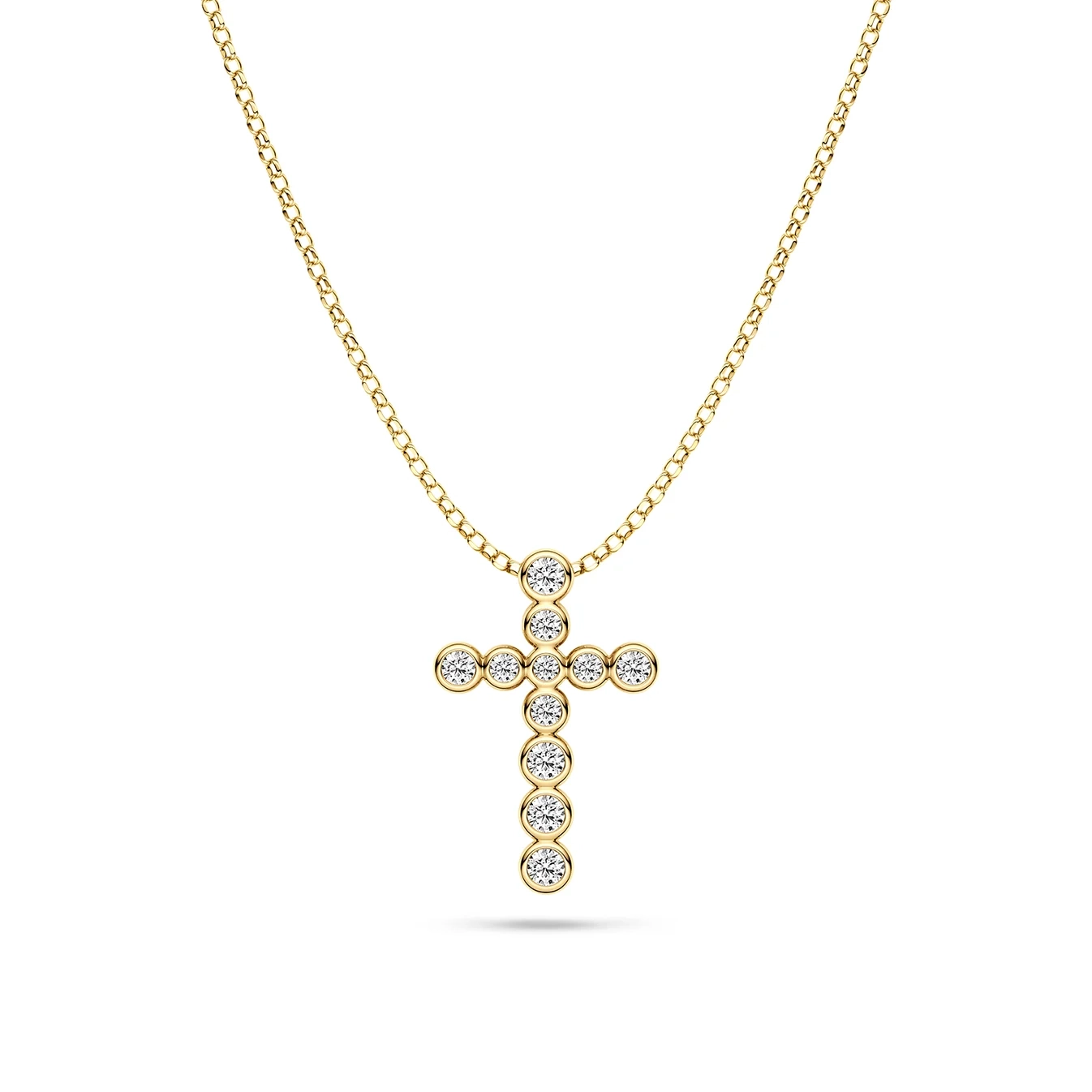 Sif Jakobs - Sardinien Croce Halsband Guld