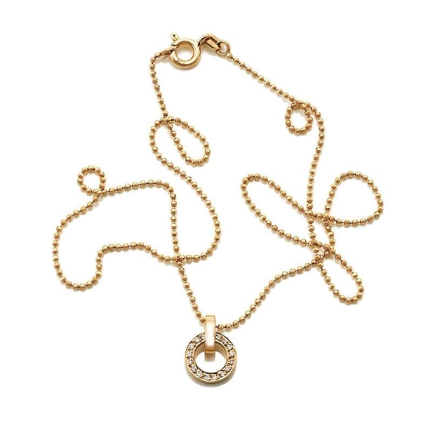 Ring Around & Stars Pendant Gold - Efva Attling halsband - Snabb frakt & paketinslagning - Nordicspectra.se